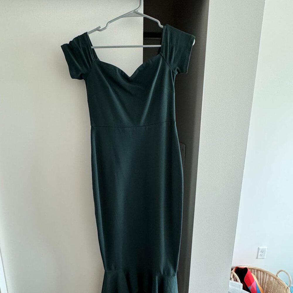 Green dress
